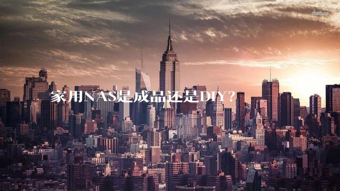 家用NAS是成品还是DIY？